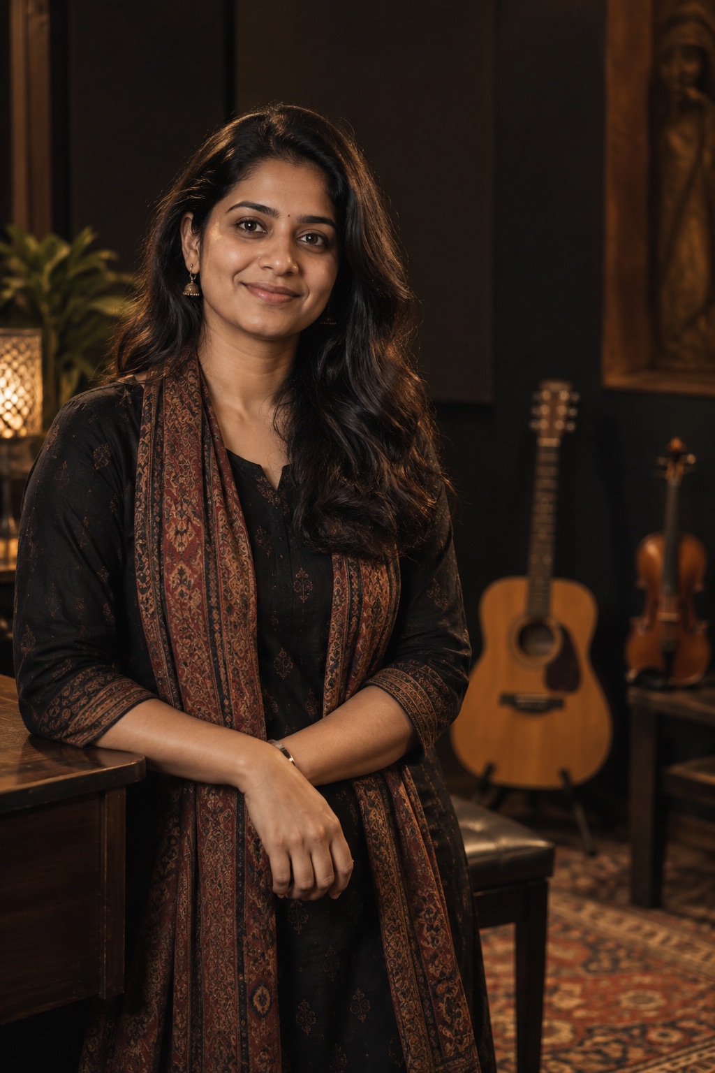 Illustrative portrait for the strings and keys faculty
